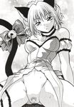  animal_ears bell bow breasts cat_ears cat_tail choker detached_sleeves doujinshi garters greyscale jingle_bell large_breasts leotard magical_girl manabe_jouji mew_ichigo momomiya_ichigo monochrome no_panties pubic_hair puffy_detached_sleeves puffy_sleeves pussy scan short_hair solo spread_legs sweat tail tail_bell tail_bow tokyo_mew_mew uncensored 