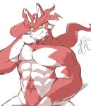  abs anthro cthugha_(tas) dragon eggplant_nacl hi_res lifewonders male muscular muscular_anthro muscular_male nude pecs solo tentacles tokyo_afterschool_summoners video_games yellow_eyes 