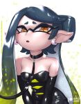  breasts cephalopod clothed clothing collar ear_piercing ear_ring female hi_res inkling leash marine mollusk nintendo piercing rilex_lenov solo splatoon video_games 