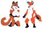  absurd_res anthro breasts canid canine cunning_trickster_(balto) darkbolt duo farley_(charlotte&#039;s_web) female fox fur green_eyes hi_res male mammal red_body red_fur white_body white_fur 