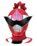  1boy absurdres avataro_sentai_donbrothers donmomotarou head_only helmet highres looking_at_viewer male_focus solo somechime_(sometime1209) super_sentai tokusatsu visor white_background 