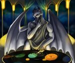  anthro dragon elvor_xaetri galaxy male millennium_millie_gryphon portal rug solo universe 