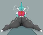  anthro big_butt bottomwear butt camel_toe clothing crop_top eva_(shewiff) female gallade hi_res huge_butt humanoid looking_away nintendo pants pok&eacute;mon pok&eacute;mon_(species) shewiff shirt solo spread_legs spreading tight_clothing topwear video_games wide_hips yoga_pants 