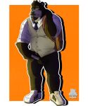  absurd_res anthro clothing hi_res invalid_tag kuma_richards male mammal muscular nerd shy solo student suit topwear ursid vest 