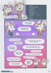  absurd_res anthro brother comic dialogue duo english_text female hi_res iris_(ratcha) male mammal mouse murid murine piercing ratcha rodent sibling simple_background sister skye_(ratcha) text twins 