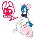  absurd_res anthro clothing david_newt_(character) hi_res hyper male mammal mouse murid murine rodent short_stack solo succubusbnny wardrobe_malfunction 