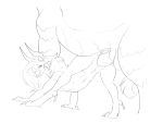  4_ears absurd_res all_fours anthro anthro_on_feral anus balls bestiality charr claws clitoris crotch_tuft digital_drawing_(artwork) digital_media_(artwork) digitigrade doggystyle duo erection fangs felid female female_on_feral female_penetrated feral feral_penetrating from_behind_position fur genitals guild_wars hair halbean hi_res horn interspecies line_art long_hair looking_back male male/female male_penetrating male_penetrating_female mammal monochrome multi_ear multi_teat navel nipples nude open_mouth penetration penile penis purna_whitewillow pussy quadruped scalie sex simple_background smile teats tuft unknown_species vaginal vaginal_penetration video_games white_background 