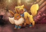  &lt;3 &lt;3_eyes 2022 absurd_res ambiguous_penetration armor azzyyeen background_character blue_eyes blue_sclera blush bodily_fluids bracers brown_body brown_fur cum cute_fangs detailed_background doggystyle duo ear_piercing eevee english_text eyes_closed facial_piercing fan_character farrow_(azzyyeen) female female_penetrated feral from_behind_position fur genital_fluids hi_res huge_filesize leaking_cum luna_the_eevee male male/female male_penetrating male_penetrating_female mostly_nude multicolored_body multicolored_fur nintendo nude one_eye_closed open_mouth penetration piercing pok&eacute;mon pok&eacute;mon_(species) poochyena quadruped rymherdier scarf scarf_only sex shiny_pok&eacute;mon side_view strip_club text tongue tongue_out two_tone_body two_tone_fur video_games yellow_body yellow_fur 