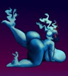  absol ass_up big_breasts big_butt breasts butt female hi_res humanoid leptail nintendo pok&eacute;mon pok&eacute;mon_(species) pok&eacute;morph solo thick_thighs video_games yoga 