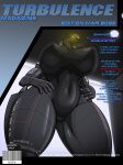  2022 absurd_res aircraft aircraft_humanoid airplane anthro big_breasts biped black_sclera breasts clothing conditional_dnp cover english_text female front_view glowing glowing_eyes half-closed_eyes hands_on_hips hi_res huge_breasts jet leotard living_aircraft living_machine living_vehicle looking_at_viewer low-angle_view machine magazine_cover narrowed_eyes nipple_outline renthedragon shandra_(renthedragon) solo standing text thick_thighs vehicle wings yellow_eyes 