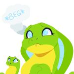  1:1 alpha_channel anthro apode begging begging_pose draconcopode female feve legless pose puppy_eyes reptile scalie serpentine snake solo sylene_(blissey1) 