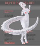  alicethedeer anthro big_breasts breasts digital_media_(artwork) female genitals hi_res kora_(alicethedeer) looking_at_viewer pinup pose scalie simple_background smile solo thick_tail thick_thighs white_body 
