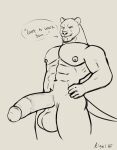  abs absurd_res anthro balls big_balls big_pecs big_penis biped circumcised circumcision_scar daddy_kink erection father female genital_scar genitals hi_res huge_balls huge_penis humanoid_genitalia humanoid_penis male male/male mammal mature_male muscular mustela mustelid musteline nipples nude parent pecs penis scar simple_background smile solo soul_patch tigeraf true_musteline 