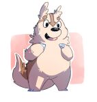  2013 alpha_channel anthro biped black_nose brown_body hi_res kernelewdies linoone nintendo pok&eacute;mon pok&eacute;mon_(species) simple_background slightly_chubby solo transparent_background video_games 