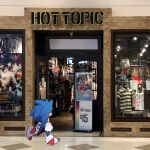  anthro blue_body blue_fur cherrifirelive eulipotyphlan fur hedgehog hot_topic male mammal my_hero_academia photo_background sega shopping sonic_the_hedgehog sonic_the_hedgehog_(series) store 