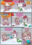  2021 anthro bathtub biped comic detailed_background dialogue english_text eyes_closed female fur gem_(babystar) hair hi_res kammypup open_mouth sitting smile speech_bubble standing text toddlergirl 