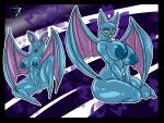  absurd_res anthro anus areola big_areola big_breasts blue_body blue_nipples breasts deltavinny duo faceless female genitals golbat hi_res long_fangs looking_at_viewer membrane_(anatomy) membranous_wings nintendo nipples pok&eacute;mon pok&eacute;mon_(species) pok&eacute;morph pussy simple_background smile spread_legs spreading thick_thighs video_games wings yellow_eyes zubat 