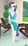  anthro breasts clothing dress equid equine fab3716 female friendship_is_magic hasbro hi_res horn mammal my_little_pony rarity_(mlp) solo unicorn 