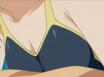  animated animated_gif breasts competition_swimsuit joshi_kousei lowres medium_breasts one-piece_swimsuit screencap solo swimsuit takahashi_eriko 