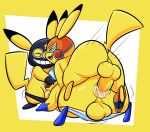  anal anthro bodily_fluids clothing cosplay_pikachu_(costume) cum cum_in_ass cum_in_mouth cum_inside fellatio fur genital_fluids group group_sex hi_res male male/male mask nintendo oral penile pikachu pikachu_libre pok&eacute;mon pok&eacute;mon_(species) sex superhero supervillain tepigfan101 thong thong_down threesome trio underwear video_games yellow_body yellow_fur 