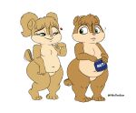  &lt;3 alvin_and_the_chipmunks anthro bedroom_eyes belly belly_overhang bite biting_lip biting_own_lip bottomwear breasts brown_body brown_fur buckteeth chipmunk chubby_belly chubby_cheeks chubby_female chubby_male cleavage clothed clothing duo eating eleanor_miller eyebrows eyelashes female feral fluffy fluffy_ears fluffy_hair fluffy_tail food fruit fur green_eyes ground_squirrel hair half-closed_eyes heart_reaction hi_res lidded_eyes light_brown_body light_brown_fur lips looking_at_another looking_at_partner male male/female mammal multicolored_body multicolored_fur narrowed_eyes navel nude nut_(fruit) paws pigtails pillothestar pink_nose plant question_mark rodent romantic romantic_couple sciurid scruffy_hair seductive self_bite slightly_chubby small_breasts tail_motion tailwag teeth theodore_seville thick_bottom_lip thick_thighs topwear two_tone_body two_tone_fur unf wide_eyed 