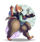  anthro apron balls balls_outline barista big_balls big_bulge big_butt big_penis black_clothing black_topwear bottomwear buizel bulge butt clothing colelucario dessert eyewear food genital_outline genitals glasses hi_res huge_balls huge_bulge huge_butt huge_penis hyper hyper_balls hyper_bulge hyper_genitalia hyper_penis male nintendo orange_body pants penis penis_outline pok&eacute;mon pok&eacute;mon_(species) rodrick_(colelucario) solo thick_thighs topwear video_games wide_hips 