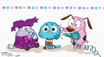  cartoon_network chowder chowder_(series) commentary_request courage_(character) courage_the_cowardly_dog danishi gumball_watterson the_amazing_world_of_gumball 