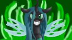  angry arthropod changeling female friendship_is_magic grin hi_res jbond my_little_pony queen_chrysalis_(mlp) smile solo teeth 