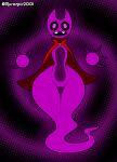  abstract_background black_sclera cape clothing disembodied_hand fangs ghost giastimelo male murontis2001 phantom solo spiral_background spirit thick_thighs wide_hips 