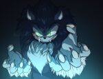  anthro claws eulipotyphlan fangs green_eyes hedgehog hi_res licking_teeth looking_at_viewer male mammal ninnasaurio sega solo sonic_the_hedgehog_(series) sonic_the_werehog sonic_unleashed were wereeulipotyphlan werehog 