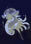 black_background blue_background bluekomadori commentary english_commentary full_body gradient gradient_background highres nihilego no_humans pokemon pokemon_(creature) solo tentacles ultra_beast 