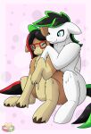  absurd_res duo embrace equid equine eye_contact eyewear fan_character female feral fur glasses hair happy hasbro hi_res horse hug looking_at_another love male male/female mammal my_little_pony pawronica pawronica_(oc) pony smile xenonfox_(oc) 