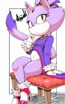  10:16 anthro argento biped blaze_the_cat bottomless clothed clothing crossed_legs domestic_cat edit eyelashes felid feline felis female footwear gloves hair handwear hi_res high_heels mammal navel purple_hair sega shoes sitting solo sonic_the_hedgehog_(series) yellow_eyes 