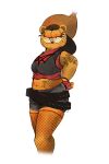  clothing crossgender domestic_cat felid feline felis fishnet fishnet_legwear garfield_(series) garfield_the_cat goth hi_res humanoid humor legwear mammal punstar slightly_chubby solo tattoo 