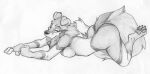  anthro breasts canid canine elena(remy) female fenrih fur hi_res looking_at_viewer mammal solo traditional_media_(artwork) 