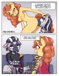 (oc) absurd_res anthro comic duo equid equine fan_character felixf female friendship_is_magic hasbro hi_res horn horse humor joke kizya loona_(oc) male male/female mammal my_little_pony pony unicorn unicorn_horn zebra