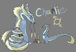 charlie(ethecalvampire) coiling desert_xariat dragon duo eastern_dragon ethecalvampire feathered_ears feral genderfluid genderfluid_symbol herm intersex omni_(ethecalvampire) scales size_difference tail tail_tuft tuft whisker_tuft whiskers xariat