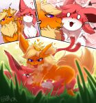 absurd_res cowgirl_position crown dominant dominant_female duo eeveelution espeon female female_penetrated feral feral_on_feral feral_penetrated feral_penetrating feral_penetrating_feral flareon fluffy fluffy_tail from_front_position fur generation_1_pokemon generation_2_pokemon girly hair happy happy_sex headgear hi_res lying male male/female male_penetrating male_penetrating_female neck_tuft nintendo on_back on_bottom on_grass on_top open_mouth orange_body orange_fur penetration penile penile_penetration penis_in_pussy pink_body pink_fur pink_hair pokemon pokemon_(species) sex smile tail tiara tongue tongue_out tuft vaginal vaginal_penetration