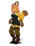 accessory anthro bottomwear canid canine clothing dress female fox garter hi_res invalid_tag legwear mammal os panties skirt solo stockings underwear