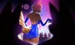  absurd_res anthro canid canine clothed clothing diane_foxington dreamworks dress eyebrow_piercing facial_piercing female fox gloves handwear hi_res jewelry mammal necklace party piercing smile sofit solo the_bad_guys 