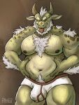 2024 anthro areola arm_hair beard belly biceps biped body_hair briefs briefs_only bulge chest_hair clothed clothing detailed_bulge dragon facial_hair forearm_hair forearms genital_outline grabbing_stomach grin grinning_at_viewer hair hand_on_belly hi_res looking_at_viewer male male_anthro manly mature_male musclegut muscular muscular_thighs mythological_creature mythological_scalie mythology nipples non-mammal_nipples one_eye_closed pecs penis_outline pibbnchips pubes rooinks scalie shoulder_hair simple_background slightly_chubby smile solo tongue tongue_out topless triceps underwear underwear_only vein veiny_muscles white_hair wink winking_at_viewer yellow_sclera