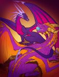 2023 2_horns activision age_difference aged_up cynder dated diamond_(gem) digital_media_(artwork) dragon duo female feral gem hi_res horn male multi_horn mythological_creature mythological_scalie mythology older_female older_male scalie spyro spyro_the_dragon tail the_legend_of_spyro wings xannador