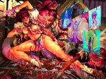  anal asamiya_athena blood blush breasts bukkake colorful cross-section cum double_penetration gloves hairband long_hair medium_breasts mermaid_(artist) monster nipples one_eye_closed panties panty_pull rape red_hairband school_uniform serafuku shirt_lift snk solo tentacles the_king_of_fighters the_king_of_fighters_xi torn_clothes underwear vaginal x-ray 