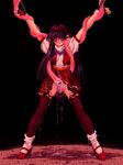  asamiya_athena bdsm blush bondage bound bukkake collar cum gloves hairband long_hair mermaid_(artist) panties panty_pull pantyhose rape red_hairband skirt skirt_lift snk solo tentacles the_king_of_fighters the_king_of_fighters_'97 torn_clothes underwear 