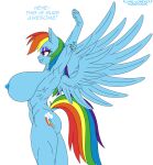  abs absurd_res areola big_breasts breasts color_edit colored edit equid equine female friendship_is_magic habbodude hair hi_res mammal multicolored_hair multicolored_tail muscular muscular_female my_little_pony nipples pegasus purple_eyes rainbow_dash_(mlp) rainbow_hair rainbow_tail renofox wings 