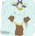  abs animal_genitalia anthro balls biceps big_balls big_bulge big_muscles big_sheath bottomwear bulge clothing dischimera disneyishchimera dragon genitals hi_res huge_balls huge_bulge huge_muscles huge_sheath hyper hyper_balls hyper_bulge hyper_genitalia hyper_muscles hyper_sheath jewelry large_pecs legendz loincloth looking_at_viewer male muscular muscular_arms muscular_male muscular_thighs muscular_wings navel nipples pecs sheath shiron smile smirk solo triceps windragon 