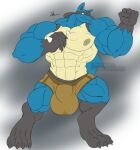  abs anthro biceps big_bulge bulge canid canine canis clothing digitigrade dischimera disneyishchimera fighting_pose hi_res huge_bulge hyper hyper_bulge jackal lucario male mammal muscular muscular_arms muscular_male muscular_thighs navel nintendo nipples pecs pok&eacute;mon pok&eacute;mon_(species) pose solo triceps underwear video_games 