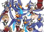  avian bird blue_body blue_feathers blush breasts breath_of_the_wild clothed clothing feathers female hi_res nintendo nude popemadara revali rito the_legend_of_zelda video_games 