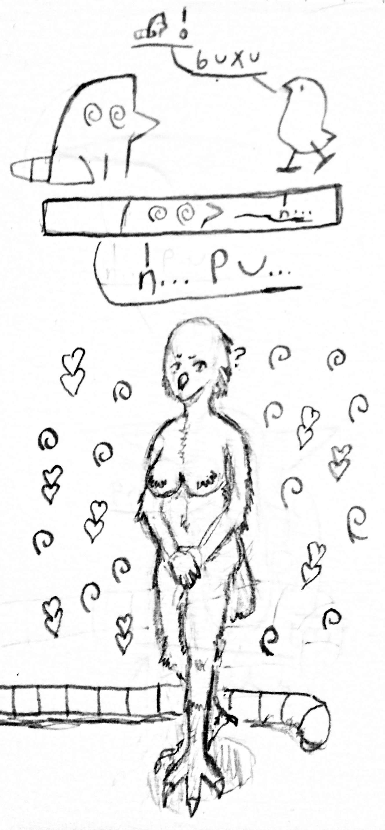 3_panel_comic absurd_res ambiguous_gender anthro anthrofied asking_another avian avian_feet beak breasts comic confusion constructed_language convenient_censorship different_artstyle drugged duo feather_hair feather_tuft feathers female feral first_person_view graphite_(artwork) hallucination hands_together hi_res jaki_sila kijetesantakalu long_tail looking_at_another looking_at_viewer mammal markings monochrome naturally_censored nipple_tuft non-mammal_breasts nude pencil_(artwork) pictographics procyonid pseudo_hair question_mark ring_(marking) ringtail shaded simple_background sitelen_pona sketch solo_focus solo_in_panel speech_bubble spiral_eyes substance_intoxication symbol tagme tail tail_markings text toki_pona_text traditional_media_(artwork) translated tuft white_background wug