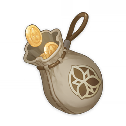 artist_request bag coin commentary drawstring english_commentary game_cg genshin_impact gold items lowres money moneybag no_humans official_art still_life string third-party_source transparent_background